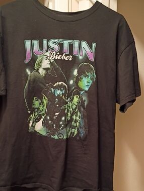 Justin Bieber Short-Sleeve 2022 Tour Shirt Two Sided T Fruit Of The Loom Tag